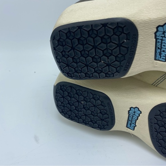 Rocky 4EurSole wedge Canvas Cream Rococo Forte Boot - Picture 8 of 13